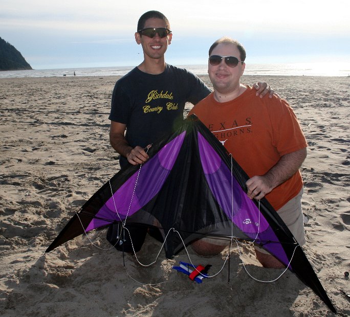 Boys Kite Seaside